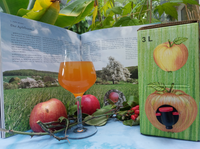 Abbildung Buch und Apfelsaftpackung